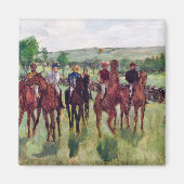 Jockeys und Rennpferde, Edgar Degas Magnet (Vorne)