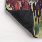 Jockeys und Rennpferde, Edgar Degas Mousepad (Ecke)