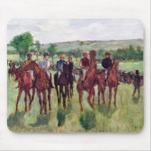 Jockeys und Rennpferde, Edgar Degas Mousepad (Vorne)