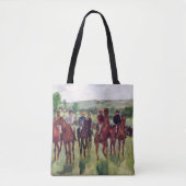 Jockeys und Rennpferde, Edgar Degas Tasche (Vorderseite)