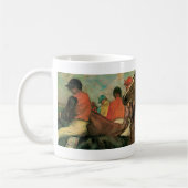 Jockeys von Degas Kaffeetasse (Links)