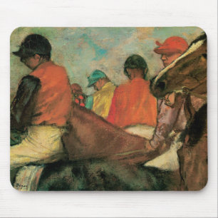 Jockeys von Degas Mousepad