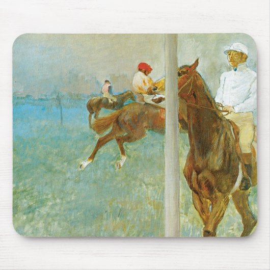Jockeys vor dem Rennen Mousepad (Vorne)