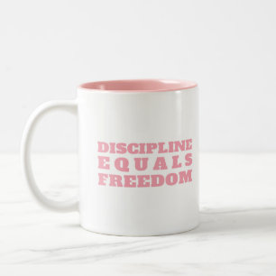 Jocko Willink Discipline Equals Freedom Coffee Tas Zweifarbige Tasse