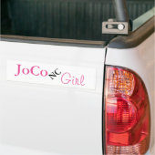 JoCo NC Girl on white Autoaufkleber (Auf Lkw)