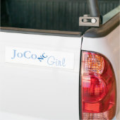 JoCo NC Girl on white Autoaufkleber (Auf Lkw)