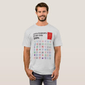 JoCo Passporto 2024 Briefmarke Guide T - Shirt (Vorne ganz)