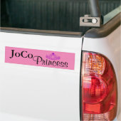 JoCo Princess auf rosa Autoaufkleber (Auf Lkw)