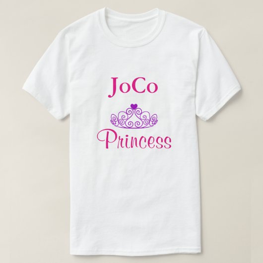 JoCo Princess Tiara T-Shirt (Design vorne)