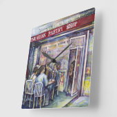 Jocund Quadratische Wanduhr (Winkel)