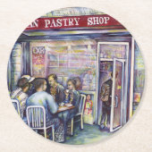 Jocund Runder Pappuntersetzer (Vorderseite)