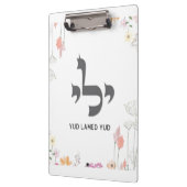 Jod Lamed Jod Klemmbrett (Links)