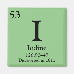 Jod-Periodic-Tabelle Magnet