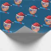 Jodbiden-Weihnachtsmannmütze Geschenkpapier (Ecke)