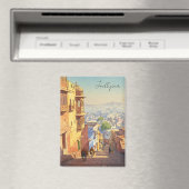 Jodhpur India Blue Houses Watercolor Magnet (In Situ (Geschirrspüler))