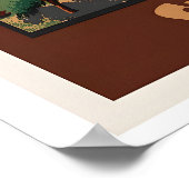 Jodhpur See India Vintage Travel Poster (Ecke)