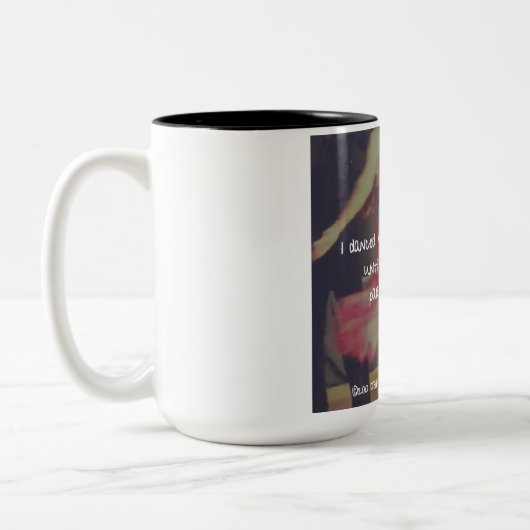 Jodi Livon Affirmations - Tanzen mit meinen Schatt Zweifarbige Tasse (Links)