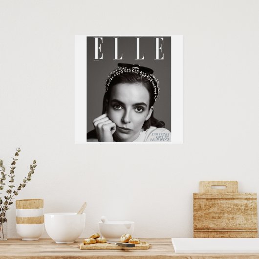 Jodie Comer Elle Poster (Küche)