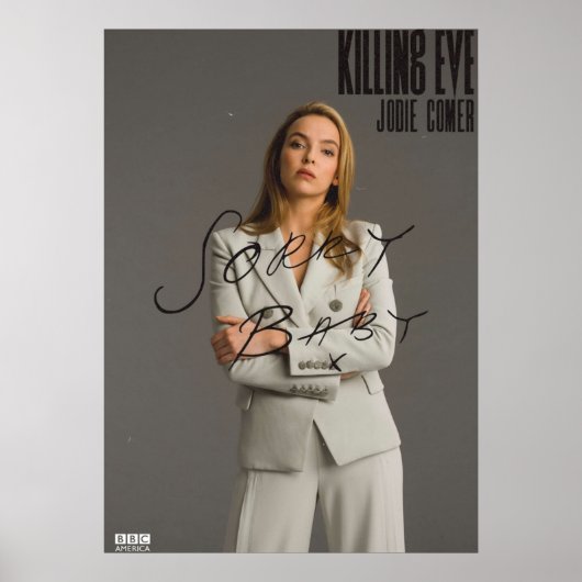 Jodie Comer in Killing Eve Character Poster (Vorne)