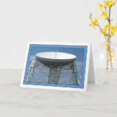 Jodrell Bank Greetings Card Karte (Gelbe Blume)