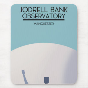 Jodrell Bank Observatory Space Art. Mousepad