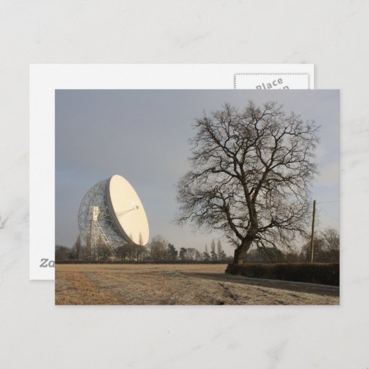 Jodrell Bank Postkarte (Vorne/Hinten)
