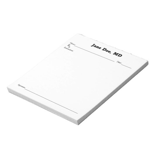 Jodrezept-Pad - 5.5" x 6" Notepad Notizblock (Rotiert)