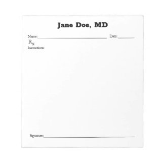 Jodrezept-Pad - 5.5" x 6" Notepad Notizblock