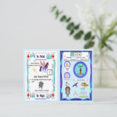 Jody - Jodium (Iodine) Horn Game Card Postkarte (Stehend Vorderseite)