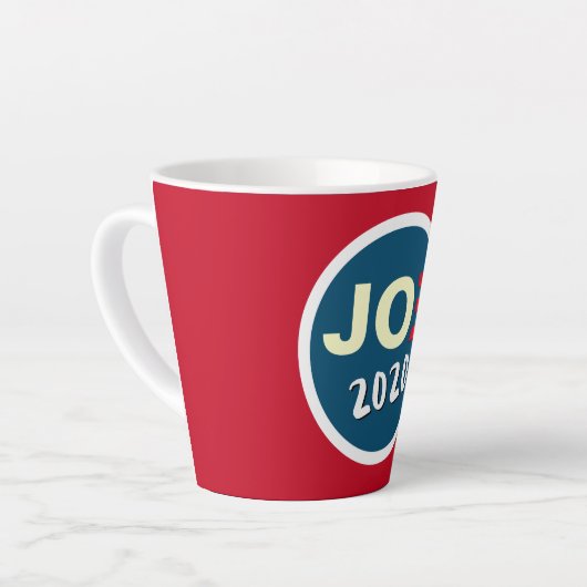 JOE 2020 Biden Red White Blue Milchtasse (Linke Ecke)