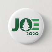 Joe 2020 Grünes Logo Button (Vorderseite)