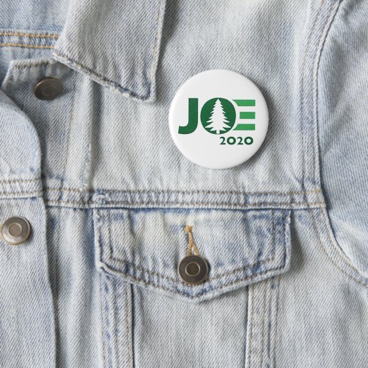 Joe 2020 Grünes Logo Button (Beispiel)