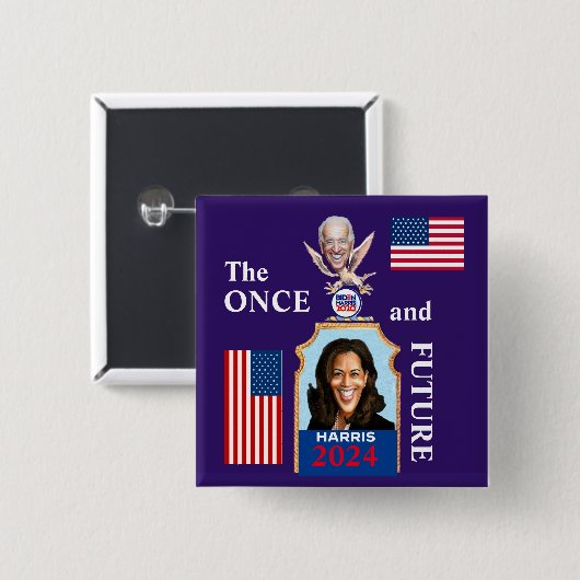 Joe 2020/Harris 2024 Button (Vorne & Hinten)