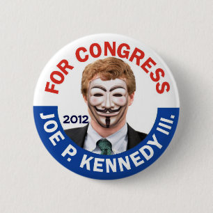 Joe anonymes Kennedy besetzen Button