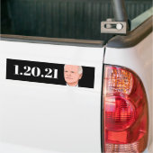 JOE BIDEN: 1.20.21 AUTOAUFKLEBER (Auf Lkw)