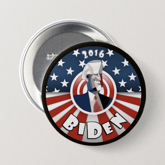 Joe Biden 2016 Button (Vorne & Hinten)