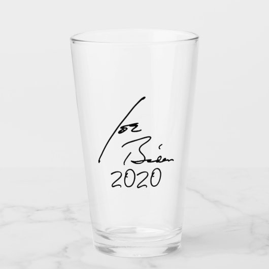 JOE BIDEN 2020 Autograph Glas (Vorderseite)