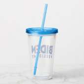 Joe Biden 2020 Biden für Präsident Acryltrinkbecher (Rückseite)