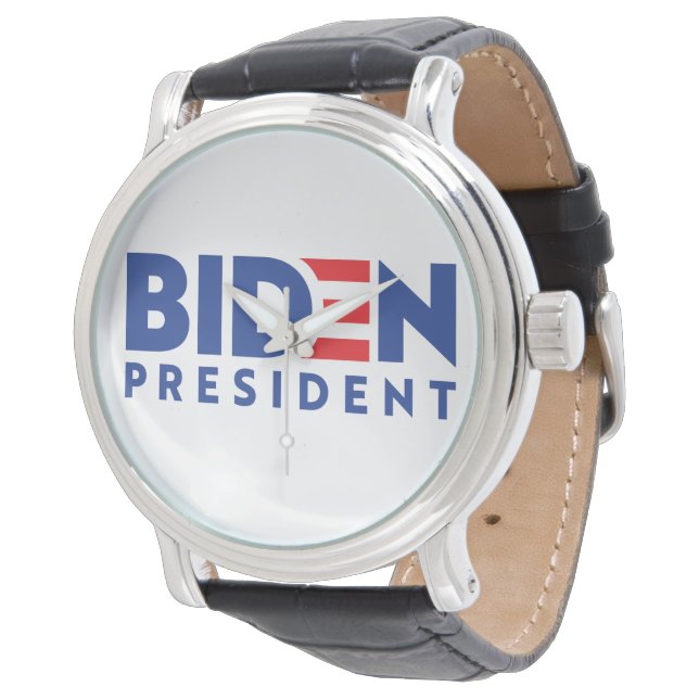 Joe Biden 2020 Biden für Präsident Armbanduhr (Schrägansicht)