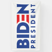 Joe Biden 2020 Biden für Präsident Banner (Vertikal)