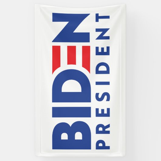 Joe Biden 2020 Biden für Präsident Banner (Vertikal)