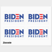 Joe Biden 2020 Biden für Präsident Rechteckiger Aufkleber (Blatt)