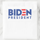 Joe Biden 2020 Biden für Präsident Rechteckiger Aufkleber (Tasche)