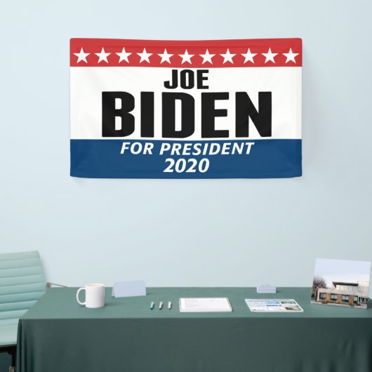 Joe Biden 2020 - Classic Design Banner (Messeveranstaltung)