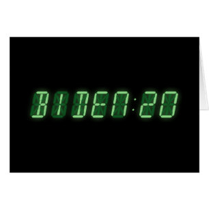 Joe Biden 2020 Digitale Uhr