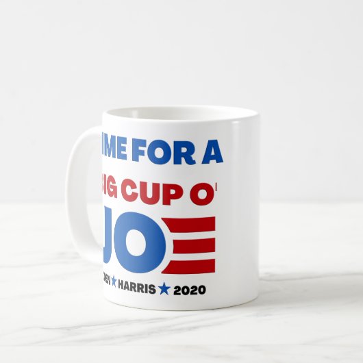 Joe Biden 2020 für einen Cup der Joe-Tasse Kaffeetasse (Vorderseite Links)