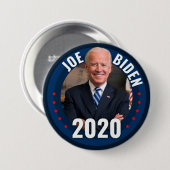 Joe Biden 2020 für Präsident Button (Vorne & Hinten)