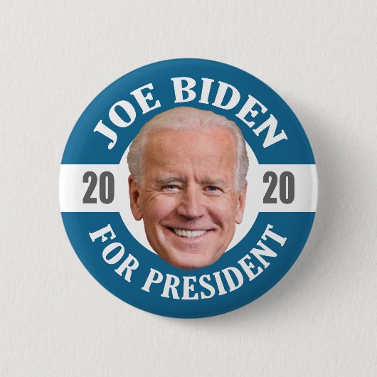 Joe Biden 2020 für President Foto Floating Head Button (Vorderseite)