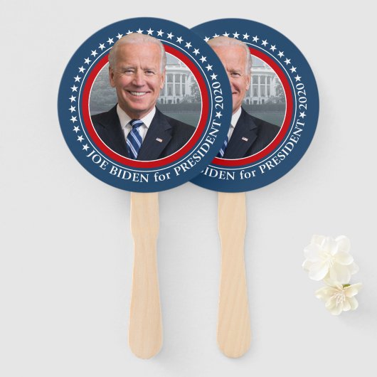 Joe Biden 2020 für President Foto - Parade Fächer (Vorne und Hinten)