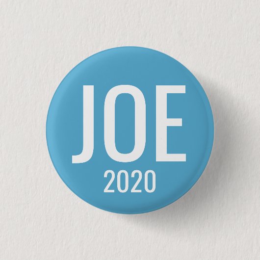Joe Biden 2020 für President - Simple Blue Design Button (Vorderseite)